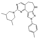 2-(3,5-dimethylpiperidin-1-yl)-9-(4-methylphenyl)-5,6,7,9-tetrahydropyrazolo[3,4-b]pyrimido[4,5-d]azepine