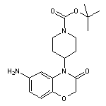 tert-butyl 4-(6-amino-3-oxo-2,3-dihydro-4H-1,4-benzoxazin-4-yl)piperidine-1-carboxylate