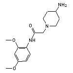 2-(4-aminopiperidin-1-yl)-N-(2,4-dimethoxyphenyl)acetamide 2HCL