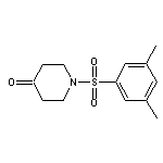 1-[(3,5-dimethylphenyl)sulfonyl]piperidin-4-one