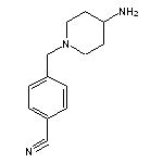 4-[(4-aminopiperidin-1-yl)methyl]benzonitrile 2HCL