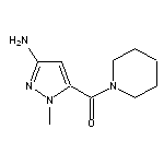 1-methyl-5-(piperidin-1-ylcarbonyl)-1H-pyrazol-3-amine