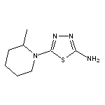 5-(2-methylpiperidin-1-yl)-1,3,4-thiadiazol-2-amine