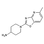 1-(5-methyl[1,3]oxazolo[4,5-b]pyridin-2-yl)piperidin-4-amine HCl