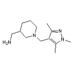 {1-[(1,3,5-trimethyl-1H-pyrazol-4-yl)methyl]piperidin-3-yl}methylamine