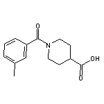 1-(3-methylbenzoyl)piperidine-4-carboxylic acid