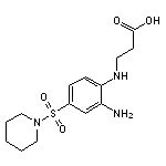 N-[2-amino-4-(piperidin-1-ylsulfonyl)phenyl]-beta-alanine