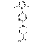 1-[5-(2,5-dimethyl-1H-pyrrol-1-yl)pyridin-2-yl]piperidine-4-carboxylic acid