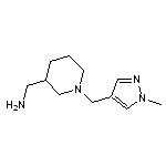 {1-[(1-methyl-1H-pyrazol-4-yl)methyl]piperidin-3-yl}methylamine