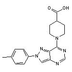 1-[2-(4-methylphenyl)-2H-pyrazolo[4,3-d]pyrimidin-7-yl]piperidine-4-carboxylic acid