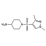 1-[(1,3-dimethyl-1H-pyrazol-4-yl)sulfonyl]piperidin-4-amine