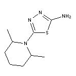 5-(2,6-dimethylpiperidin-1-yl)-1,3,4-thiadiazol-2-amine