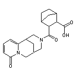 3-(6-oxo-7,11-diazatricyclo[7.3.1.0~2,7~]trideca-2,4-dien-11-ylcarbonyl)bic yclo[2.2.1]heptane-2-carboxylic acid