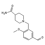 1-(5-formyl-2-methoxybenzyl)piperidine-4-carboxamide