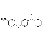 6-[4-(piperidin-1-ylcarbonyl)phenoxy]pyridin-3-amine