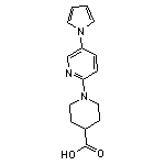 1-[5-(1H-pyrrol-1-yl)pyridin-2-yl]piperidine-4-carboxylic acid