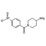 1-(4-nitrobenzoyl)piperidin-4-amine hydrochloride