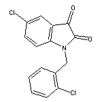 5-chloro-1-(2-chlorobenzyl)-1H-indole-2,3-dione