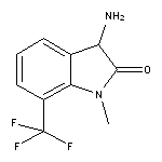 3-amino-1-methyl-7-(trifluoromethyl)-1,3-dihydro-2H-indol-2-one HCl