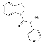 2-(2,3-dihydro-1H-indol-1-yl)-2-oxo-1-phenylethanamine