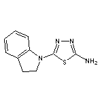 5-(2,3-dihydro-1H-indol-1-yl)-1,3,4-thiadiazol-2-amine