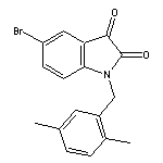 5-bromo-1-(2,5-dimethylbenzyl)-1H-indole-2,3-dione