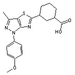 3-[1-(4-methoxyphenyl)-3-methyl-1H-pyrazolo[3,4-d][1,3]thiazol-5-yl]cyclohexanecarboxylic acid