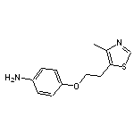 4-[2-(4-methyl-1,3-thiazol-5-yl)ethoxy]aniline