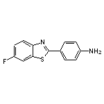 4-(6-fluoro-1,3-benzothiazol-2-yl)aniline