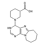 1-(3,6,7,8,9,10-hexahydro-4H-azepino[1,2-e]purin-4-yl)piperidine-3-carboxylic acid