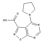 4-pyrrolidin-1-ylisoxazolo[5,4-d]pyrimidine-3-carboxylic acid