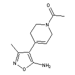 4-(1-acetyl-1,2,3,6-tetrahydropyridin-4-yl)-3-methylisoxazol-5-amine