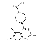 1-(2,5,6-trimethylfuro[2,3-d]pyrimidin-4-yl)piperidine-4-carboxylic acid