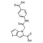 4-{2-[(4-carboxyphenyl)amino]-2-oxoethyl}-4H-thieno[3,2-b]pyrrole-5- carboxylic acid