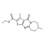 ethyl 3,8-dimethyl-4-oxo-4,6,7,8,9,10-hexahydrothieno[2’,3’:4,5]pyrimido[1,2-a]azepine-2-carboxylate