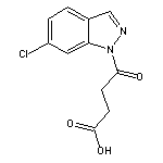 4-(6-chloro-1H-indazol-1-yl)-4-oxobutanoic acid