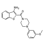 2-{[4-(3-methoxyphenyl)piperazin-1-yl]carbonyl}-1-benzofuran-3-amine