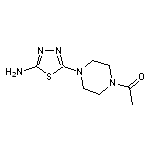 5-(4-acetylpiperazin-1-yl)-1,3,4-thiadiazol-2-amine