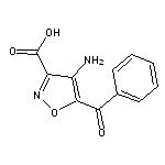 4-amino-5-benzoylisoxazole-3-carboxylic acid