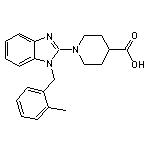 1-[1-(2-methylbenzyl)-1H-benzimidazol-2-yl]piperidine-4-carboxylic acid