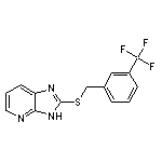 2-{[3-(trifluoromethyl)benzyl]thio}-3H-imidazo[4,5-b]pyridine