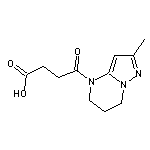 4-(2-methyl-6,7-dihydropyrazolo[1,5-a]pyrimidin-4(5H)-yl)-4-oxobutanoic acid