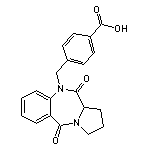 4-[(5,11-dioxo-2,3,11,11a-tetrahydro-1H-pyrrolo[2,1-c][1,4]benzodiazepin-10(5H)-yl)methyl]benzoic acid