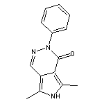 5,7-dimethyl-2-phenyl-2,6-dihydro-1H-pyrrolo[3,4-d]pyridazin-1-one