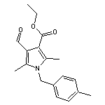 ethyl 4-formyl-2,5-dimethyl-1-(4-methylbenzyl)-1H-pyrrole-3-carboxylate