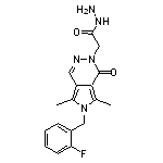 2-[6-(2-fluorobenzyl)-5,7-dimethyl-1-oxo-1,6-dihydro-2H-pyrrolo[3,4-d]pyridazin-2-yl]acetohydrazide