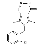 6-(2-chlorobenzyl)-5,7-dimethyl-2,6-dihydro-1H-pyrrolo[3,4-d]pyridazin-1-one