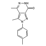 3,4-dimethyl-2-(4-methylphenyl)-2,6-dihydro-7H-pyrazolo[3,4-d]pyridazin-7-one