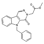 methyl (5-benzyl-4-oxo-4,5-dihydro-3H-pyridazino[4,5-b]indol-3-yl)acetate