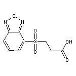 3-(2,1,3-benzoxadiazol-4-ylsulfonyl)propanoic acid